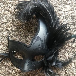 Black Mardi Gras Mask